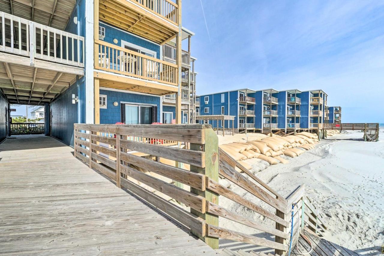 North Topsail Condo - Steps To Beach! North Topsail Beach Εξωτερικό φωτογραφία